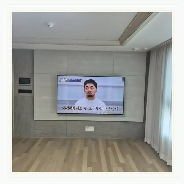 왕길역로열파크씨티푸르지오 무타공 벽걸이TV 설치 상담용 브라켓 참고 사진
