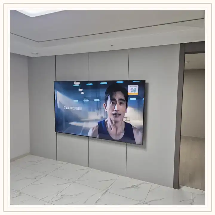 스카이시티자이 무타공 벽걸이TV 설치 상담용 브라켓 참고 사진