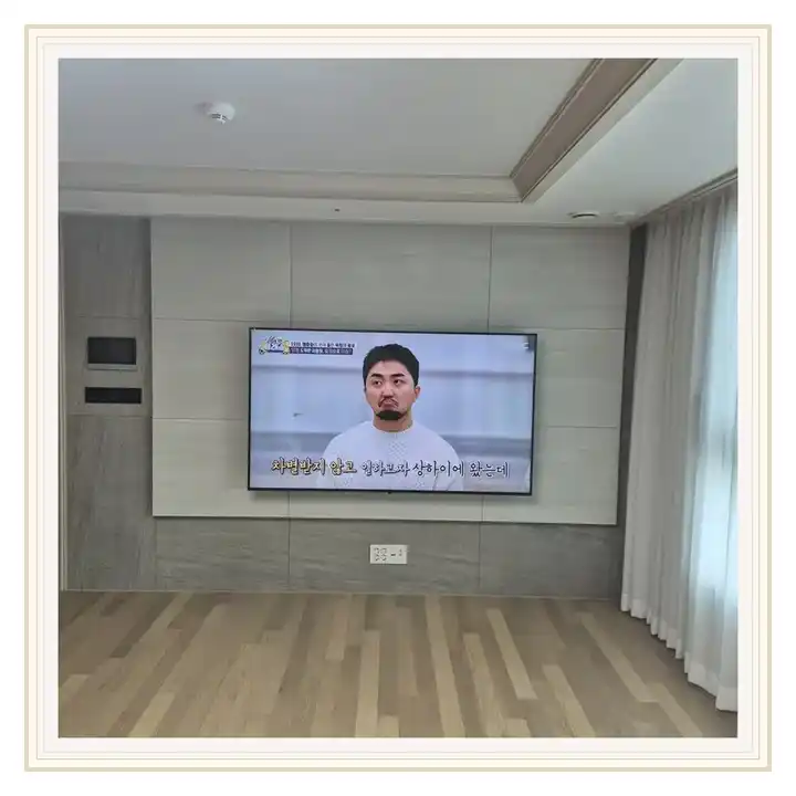 주안역센트레빌 무타공 벽걸이TV 설치 상담용 브라켓 참고 사진