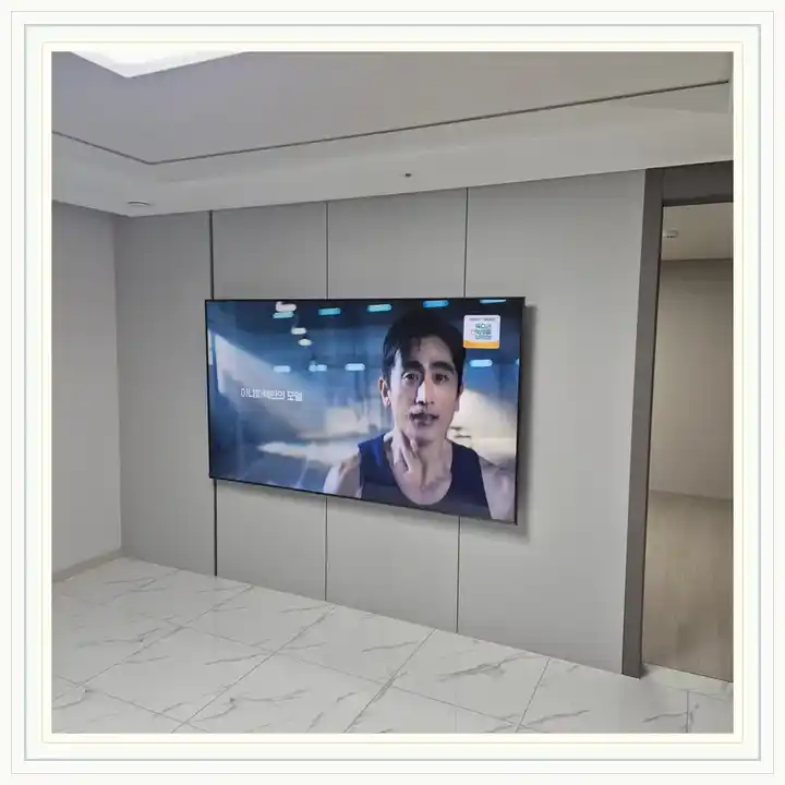 더플러스타워 무타공 벽걸이TV 설치 상담용 브라켓 참고 사진