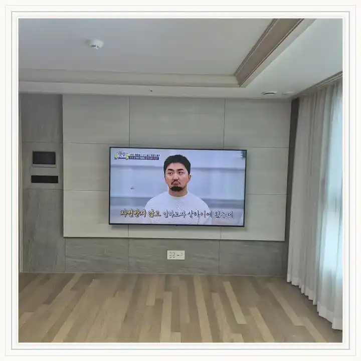 부개역코오롱하늘채 무타공 벽걸이TV 설치 상담용 브라켓 참고 사진