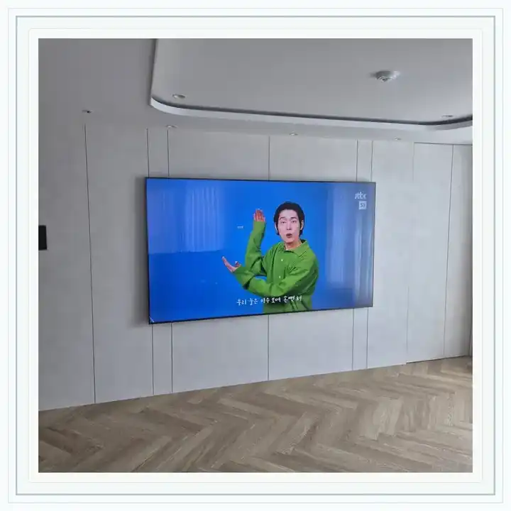 e편한세상부평그랑힐스 무타공 벽걸이TV 설치 상담용 브라켓 참고 사진