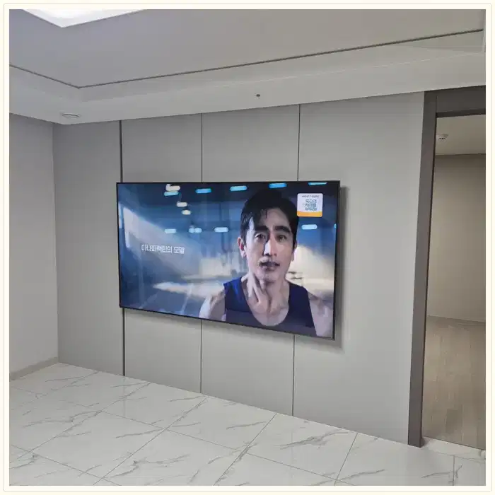 e편한세상반곡 무타공 벽걸이TV 설치 상담용 브라켓 참고 사진