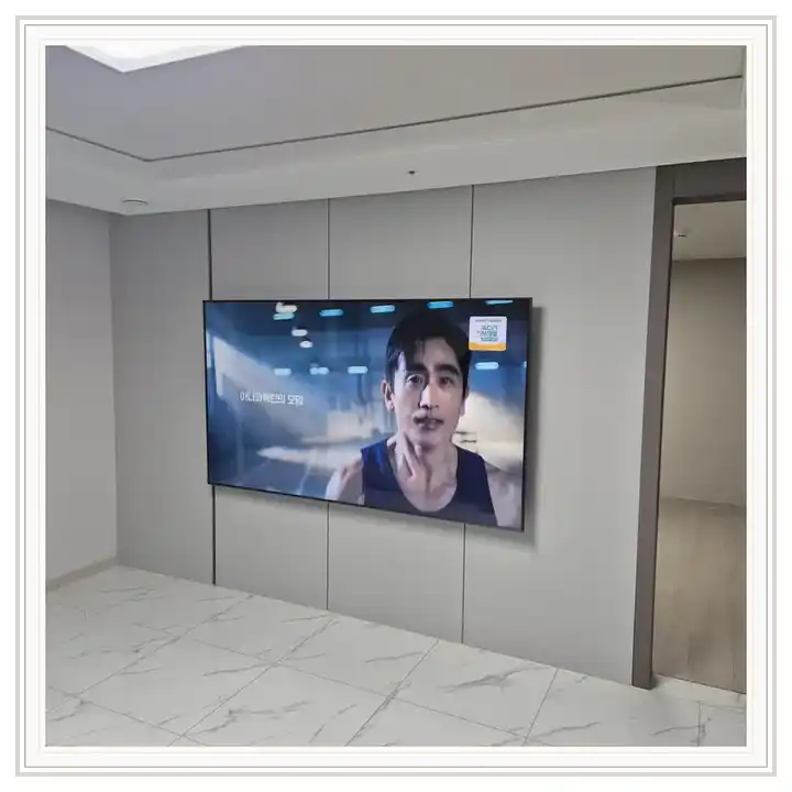 속초롯데캐슬인더스카이 무타공 벽걸이TV 설치 상담용 브라켓 참고 사진